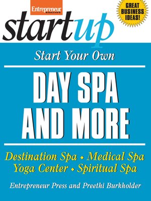 cover image of Start Your Own Day Spa and More